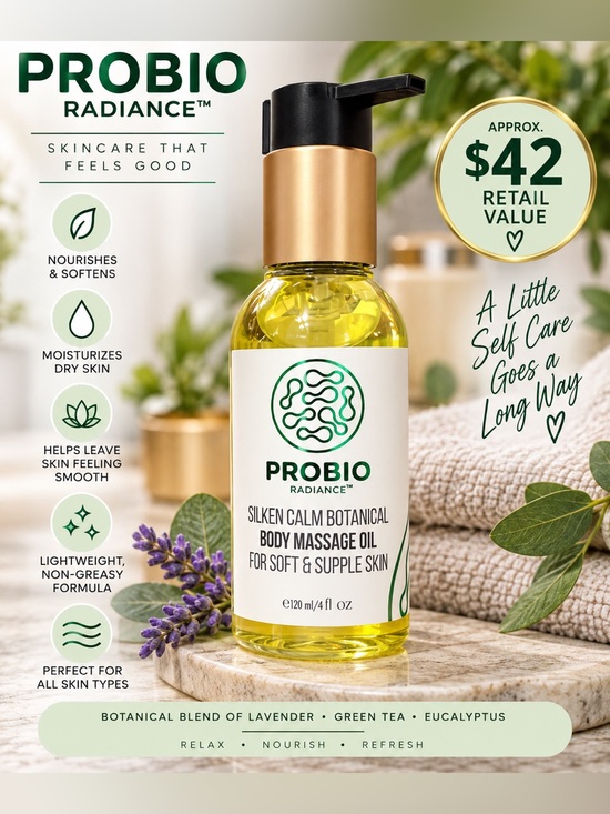 Other - PROBIO Radiance Silken Calm Botanical Body Massage Oil 4 oz